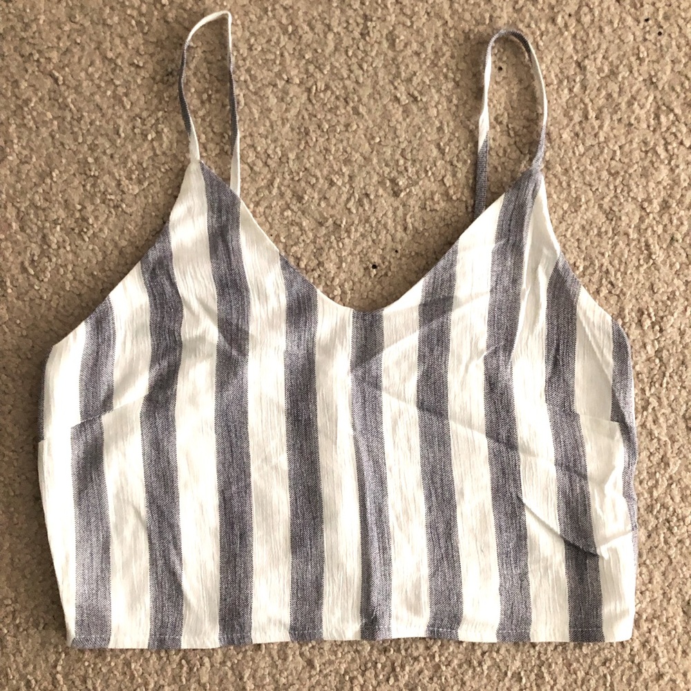 Mahina Spaghetti Strap Crop Tank Top